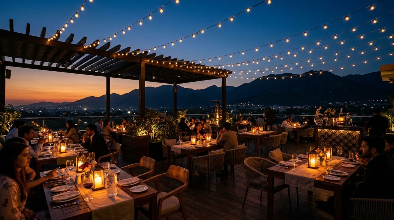 The Rolling Rooster Rooftop Terrace Dining